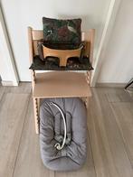 Stokke tripp trapp white wash nieuw model compleet, Kinderen en Baby's, Kinderstoelen, Ophalen, Zo goed als nieuw, Meegroeistoel