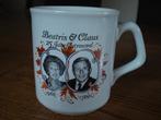 Mok  25-jr huwelijk Beatrix en Claus 1966-1991, Ophalen of Verzenden, Nieuw, Nederland, Servies