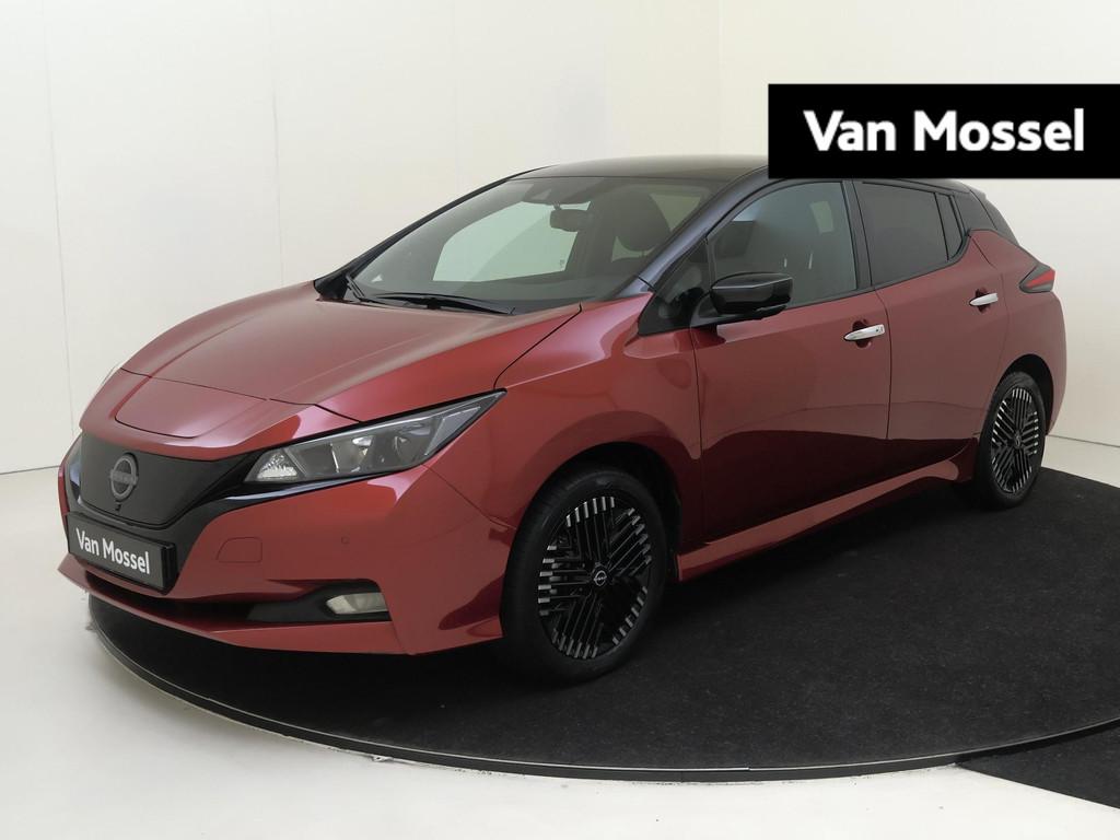 Nissan LEAF e+ N-Connecta 62 kWh 218PK | achterbank verwarmd, Auto's, Nissan, Stof, Gebruikt, 62 kWh, 385 km