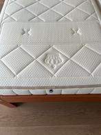 Auping bed met elektrisch verstelbare spiraalbodems en matra, Ophalen, Verstelbaar, Bruin, Tweepersoons