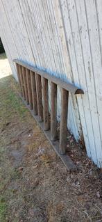 Robuuste geïmpregneerde houten afscheiding., Tuin en Terras, Ophalen, Gebruikt, Hout, Tuinhek