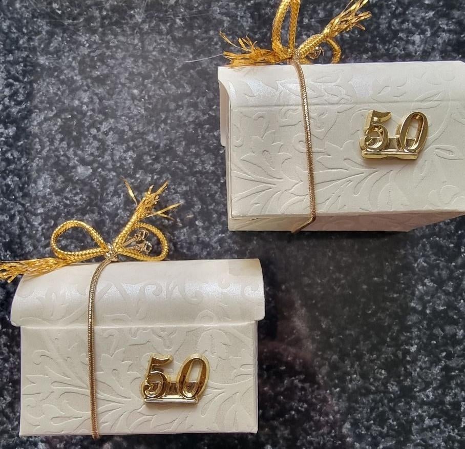 abraham, sarah , huwelijk 50 jaar , 3 verschillende, Ophalen of Verzenden, Nieuw, Overige kleuren, Accessoires