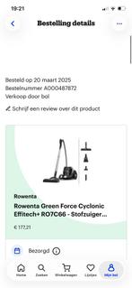 Zo goed als nieuwe Rowenta stofzuiger, filters vervangen, Witgoed en Apparatuur, Stofzuigers, Ophalen of Verzenden, Zo goed als nieuw