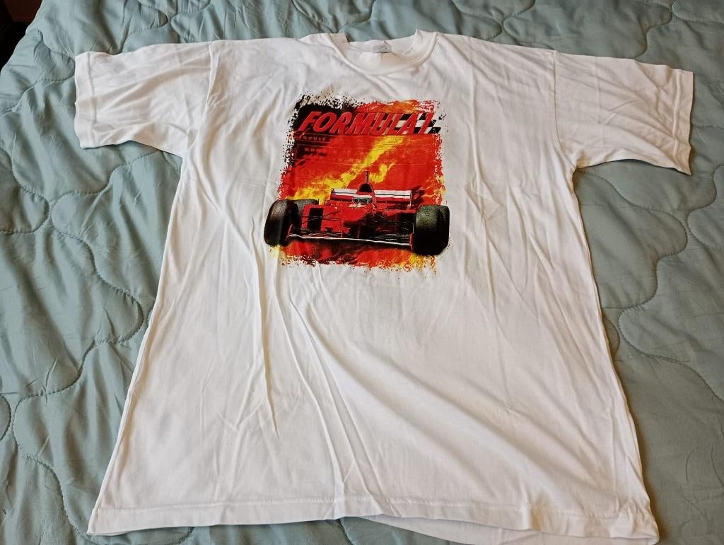 Formula 1 Grand Prix Calendar ’98 T‑shirt XL/XXL Nieuwstaat, Ophalen, Nieuw, Maat 56/58 (XL), Wit