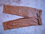 Boterzachte leren broek, Kleding | Dames, Ophalen, Zo goed als nieuw, Bruin, Lang
