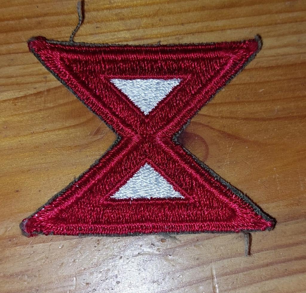 US 10th army patch, Verzamelen, Militaria | Tweede Wereldoorlog, Ophalen of Verzenden, Landmacht, Amerika, Embleem of Badge