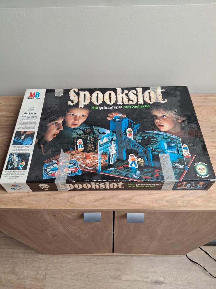 Spookslot MB Spellen - Het griezelspel met veel actie, Hobby en Vrije tijd, Gezelschapsspellen | Bordspellen, Gebruikt, Drie of vier spelers