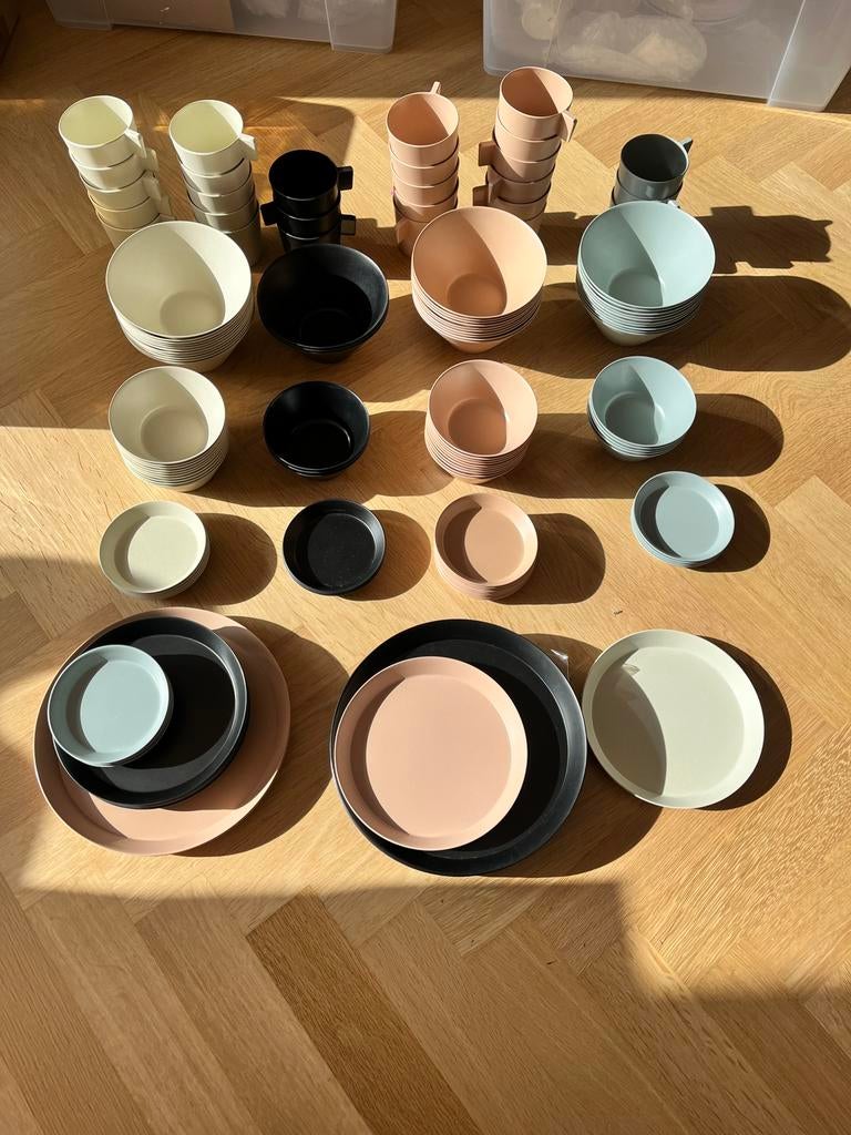 Japans design servies – grote set (130+ stuks) OP=OP, Ophalen of Verzenden, Zo goed als nieuw, Aardewerk, Overige stijlen