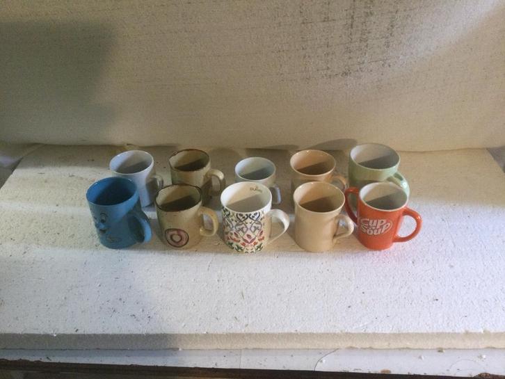 Diverse Mokken Collectie - 11 Stuks, Huis en Inrichting, Keuken | Keukenbenodigdheden, Gebruikt, Ophalen of Verzenden