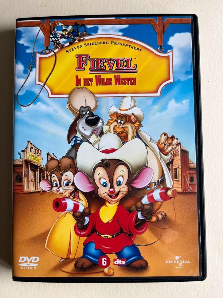 Fievel in het wilde westen DVD, Cd's en Dvd's, Dvd's | Tekenfilms en Animatie, Gebruikt, Tekenfilm, Vanaf 6 jaar, Ophalen of Verzenden