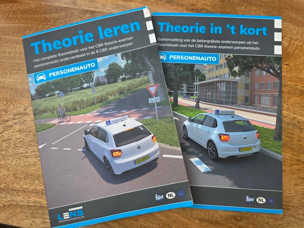 Theorie leren rijbewijs boeken personenauto (Lens), Ophalen of Verzenden, Zo goed als nieuw, Algemeen, Lens Verkeersmiddelen
