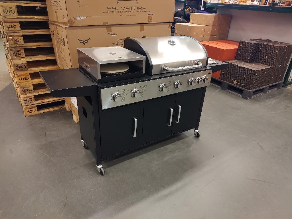 Summ Salvatore combi pizza grill Barbeque buitenkeuken gas, Ophalen, Nieuw, Gas, Vrijstaand