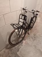 Zwarte damesfiets - 26 inch - stuurslot terugtrap en handrem, 56 cm of meer, Ophalen, Gebruikt, Versnellingen