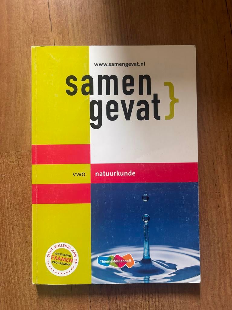 Samengevat vwo natuurkunde, Ophalen of Verzenden, Beta, Zo goed als nieuw, Overige niveaus