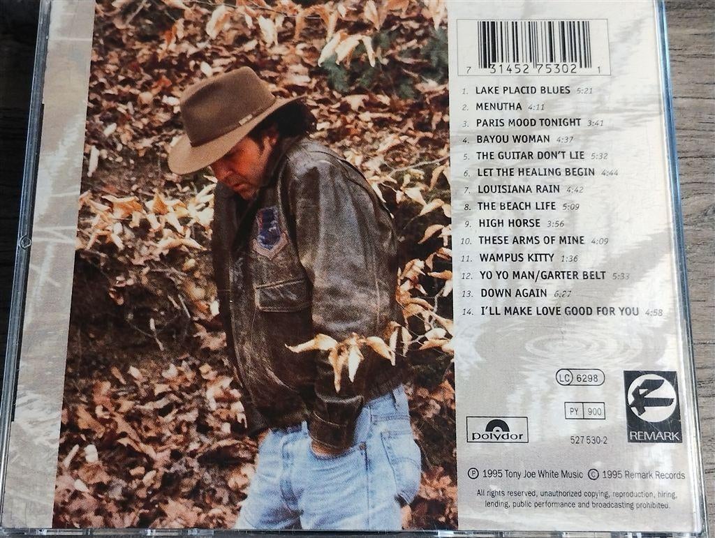Tony Joe White ‎– Lake Placid Blues, Ophalen of Verzenden, 1980 tot heden, Zo goed als nieuw, Jazz
