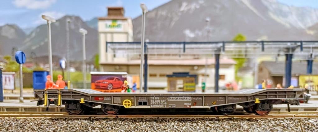 Piko 96688 zwaarlastwagen SBB + Arwico legervoertuig H0, Gelijkstroom, Wagon, Zo goed als nieuw, Piko