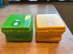 Tupperware kinder broodtrommels, Huis en Inrichting, Ophalen of Verzenden, Gebruikt, Groen, Bus of Trommel