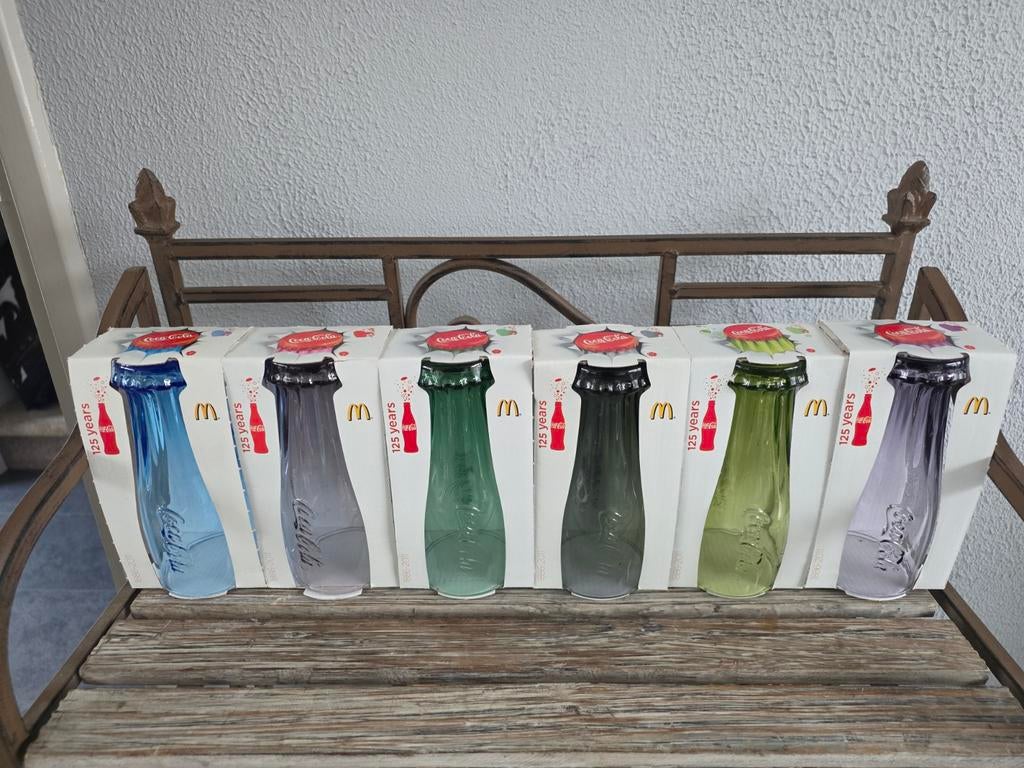 Complete set Coca Cola glazen Mc Donalds 2011 Nieuw, Verzamelen, Glas en Borrelglaasjes, Nieuw, Frisdrankglas, Ophalen