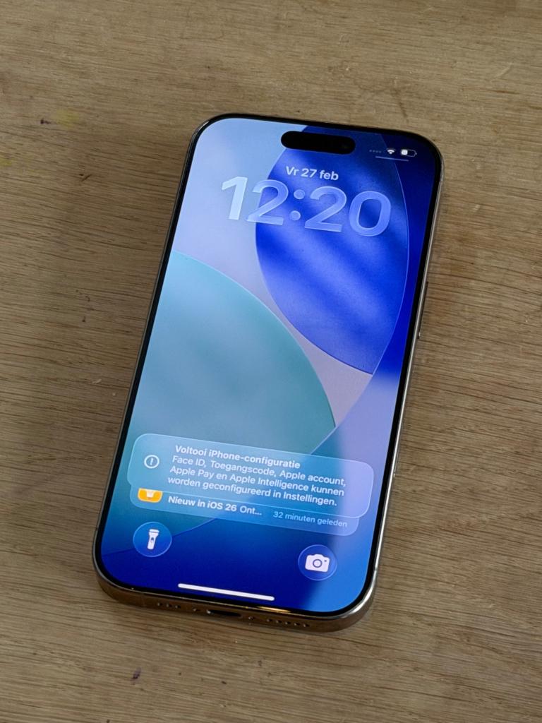 Prachtige iPhone 16 Pro Desert 128GB, 90% batterijconditie!, Telecommunicatie, Mobiele telefoons | Apple iPhone, IPhone 16 Pro