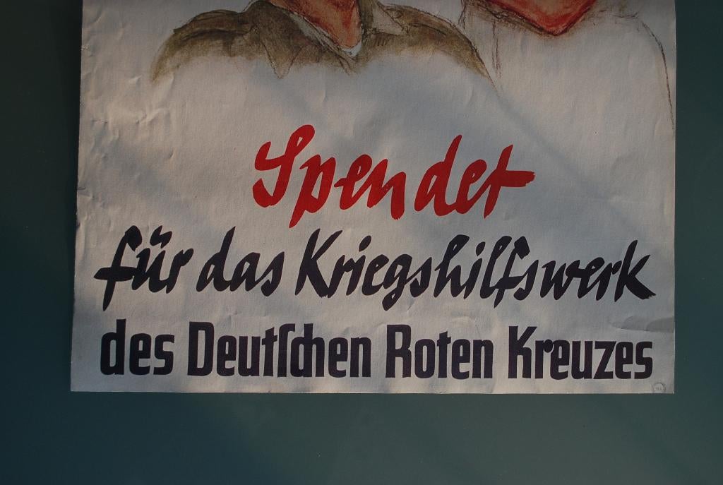 Poster Duitsland WW2, Ophalen of Verzenden