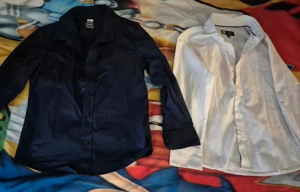 Zgan: Mooie overhemden Maat 122/128, Kinderen en Baby's, Kinderkleding | Maat 128, Ophalen of Verzenden, Zo goed als nieuw, Shirt of Longsleeve