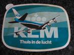 Sticker KLM Thuis in de lucht 15 x 11 cm, Verzamelen, Ophalen, Nieuw, Overige typen