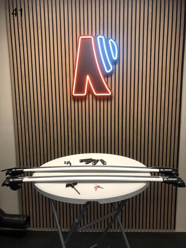 Aguri S-14 Dakdragers voor Nissan Qashqai / VW Tiguan Allspa, Auto diversen, Dakdragers, Ophalen, Zo goed als nieuw