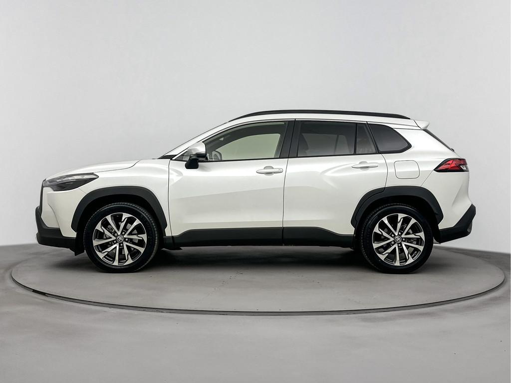 Toyota Corolla Cross 2.0 High Power Hybrid First Edition Tre, Auto's, Toyota, 12 maanden, 4 cilinders, Leder en Stof, Wit