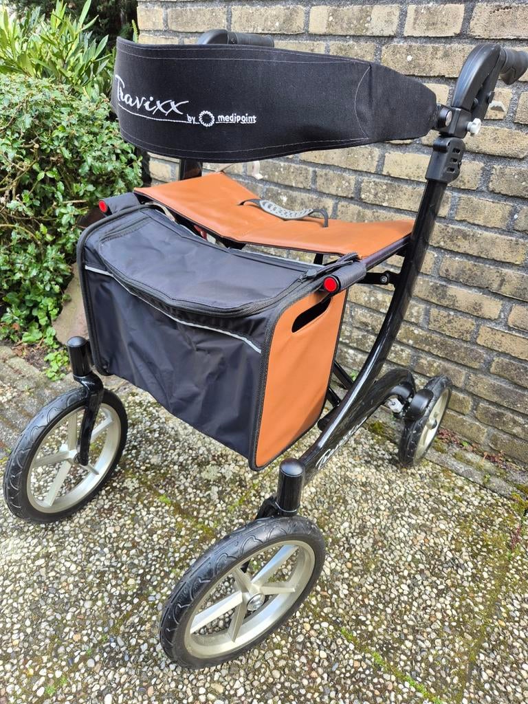 Travixx Traveller Rollator Medipoint (M), Diversen, Rollators, Ophalen of Verzenden, Lichtgewicht, Zo goed als nieuw