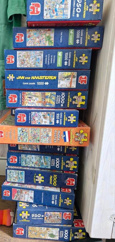 Diverse jan van haasteren puzzels, Hobby en Vrije tijd, Denksport en Puzzels, Ophalen of Verzenden, 500 t/m 1500 stukjes, Zo goed als nieuw