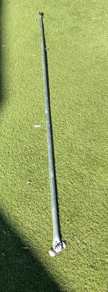 Verandastang spanstok aluminium max 230cm verstelbaar, Caravans en Kamperen, Caravan accessoires, Ophalen of Verzenden, Gebruikt