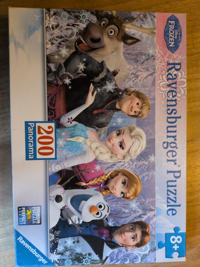 Ravensburger Disney Frozen Panorama Puzzel 200 stukjes, Ophalen, Meer dan 50 stukjes, Gebruikt, 6 jaar of ouder