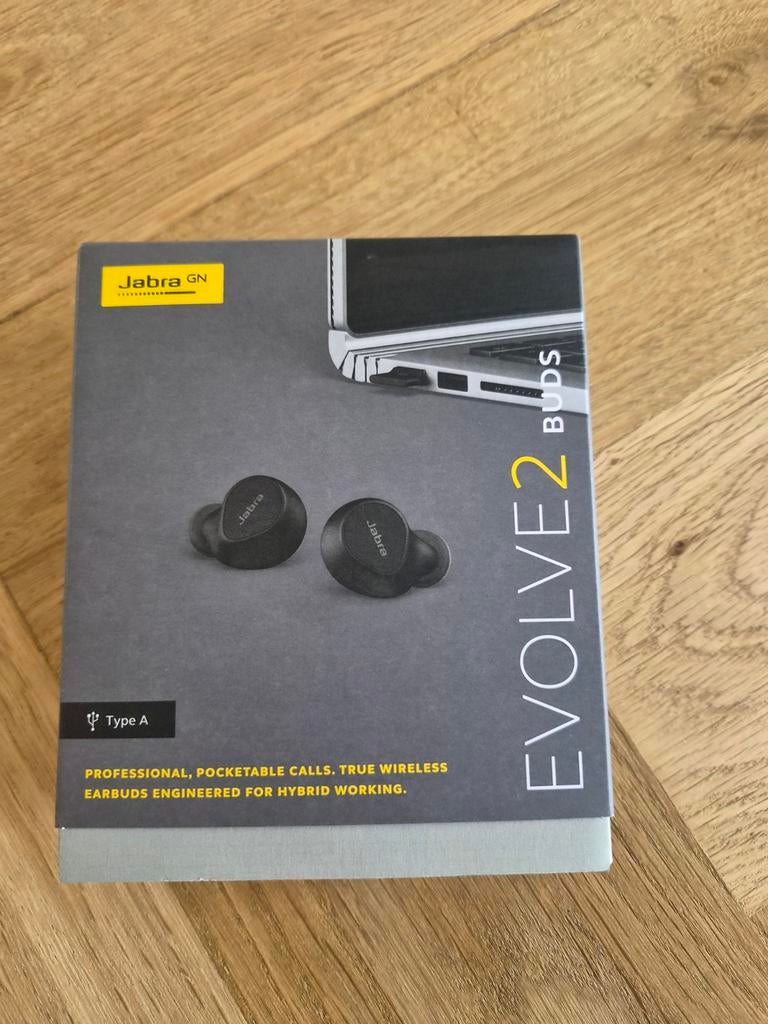 Jabra Evolve 2 Buds - Nieuw in doos, Audio, Tv en Foto, Koptelefoons, Ophalen of Verzenden, Nieuw, Overige merken, Draadloos
