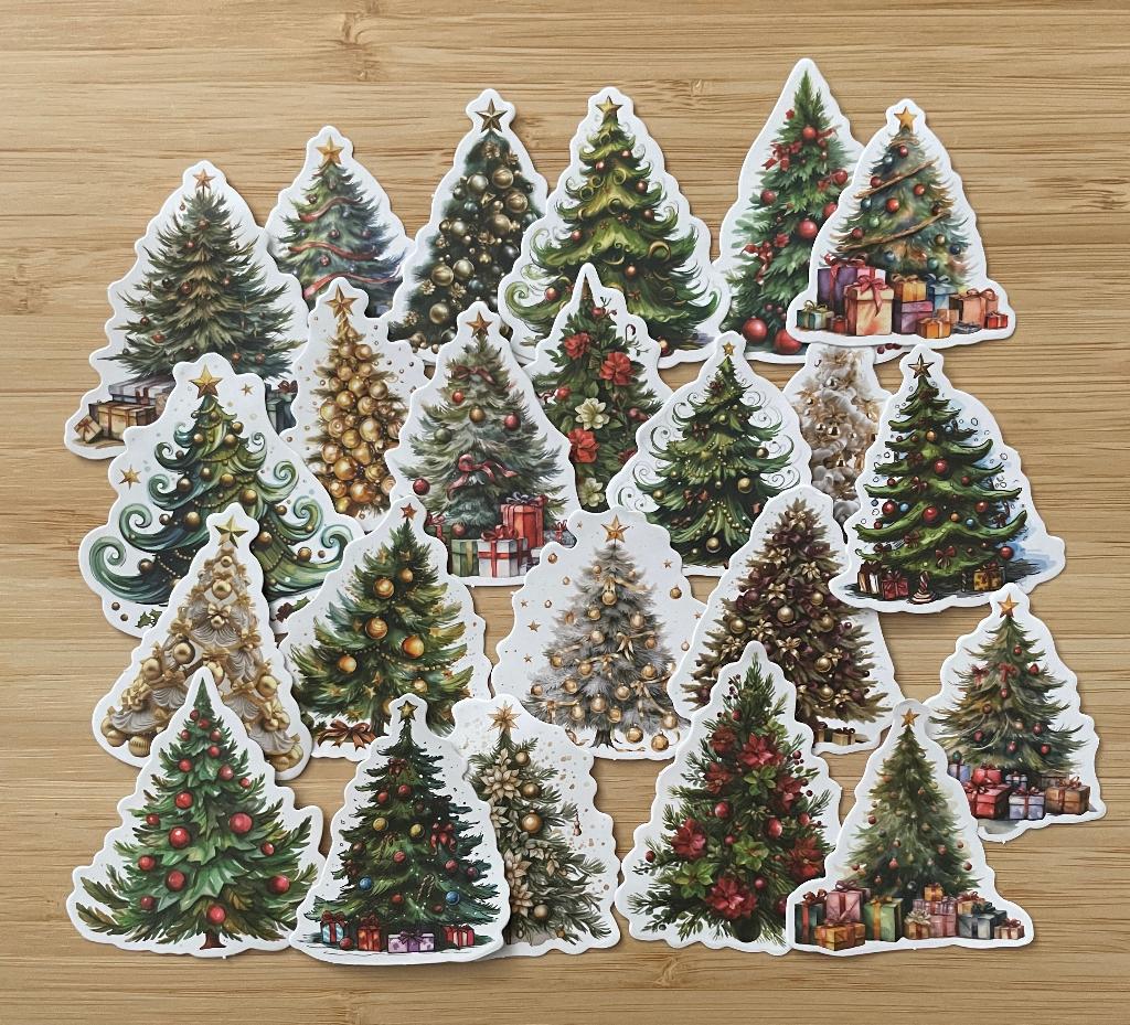Kerstbomen stickers, Verzenden, Nieuw, Meerdere stickers