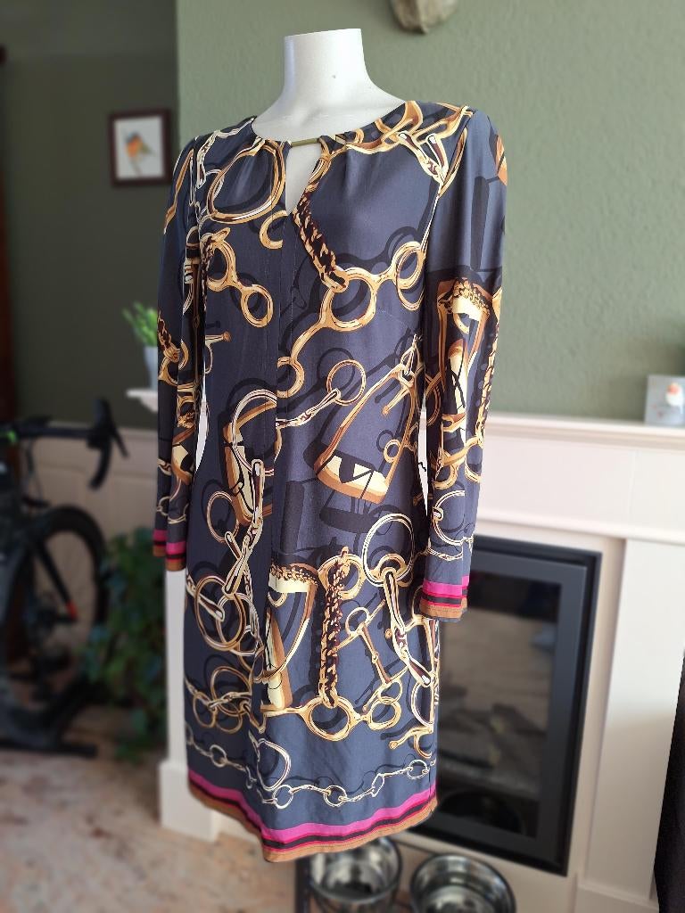 K-Design K Design jurk grijs M 38, Maat 38/40 (M), K-design, Verzenden, Knielengte