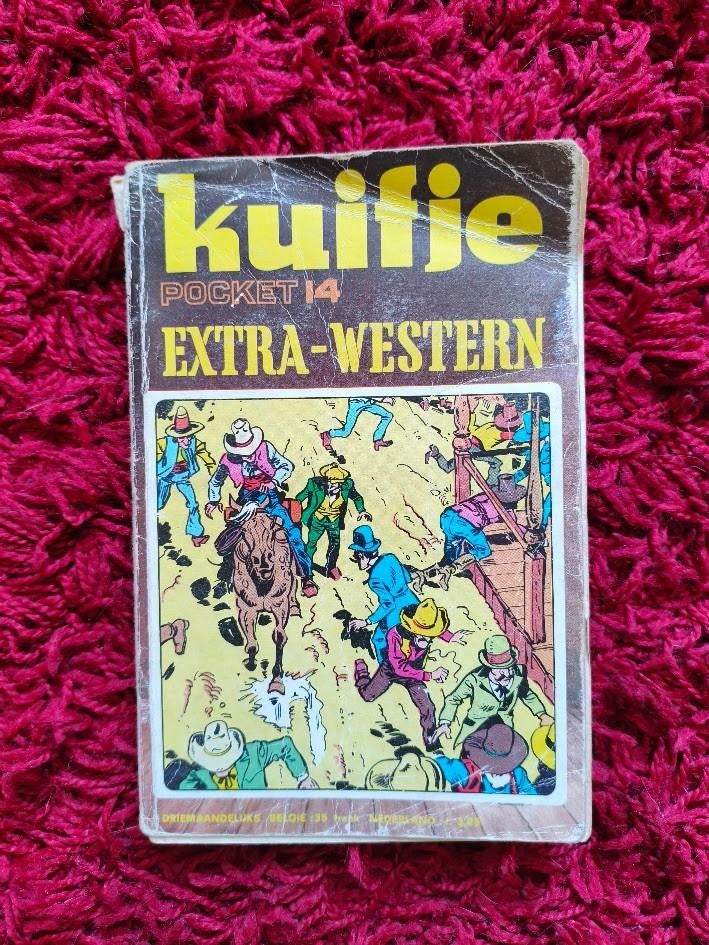Kuifje pocket 14 – extra western, Eén stripboek, Ophalen of Verzenden, Gelezen