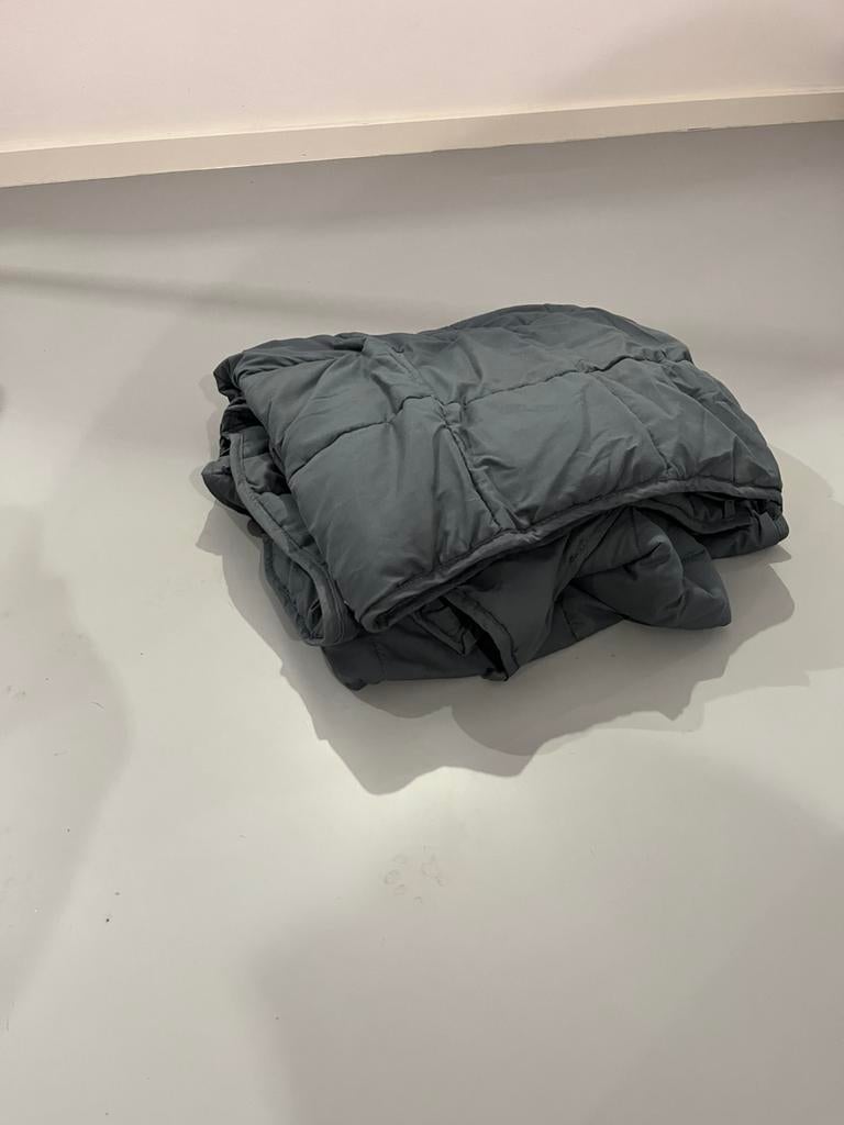 (2x) Verzwaringsdeken 7 kg, Ophalen, Eenpersoons, Grijs, Deken of Dekbed