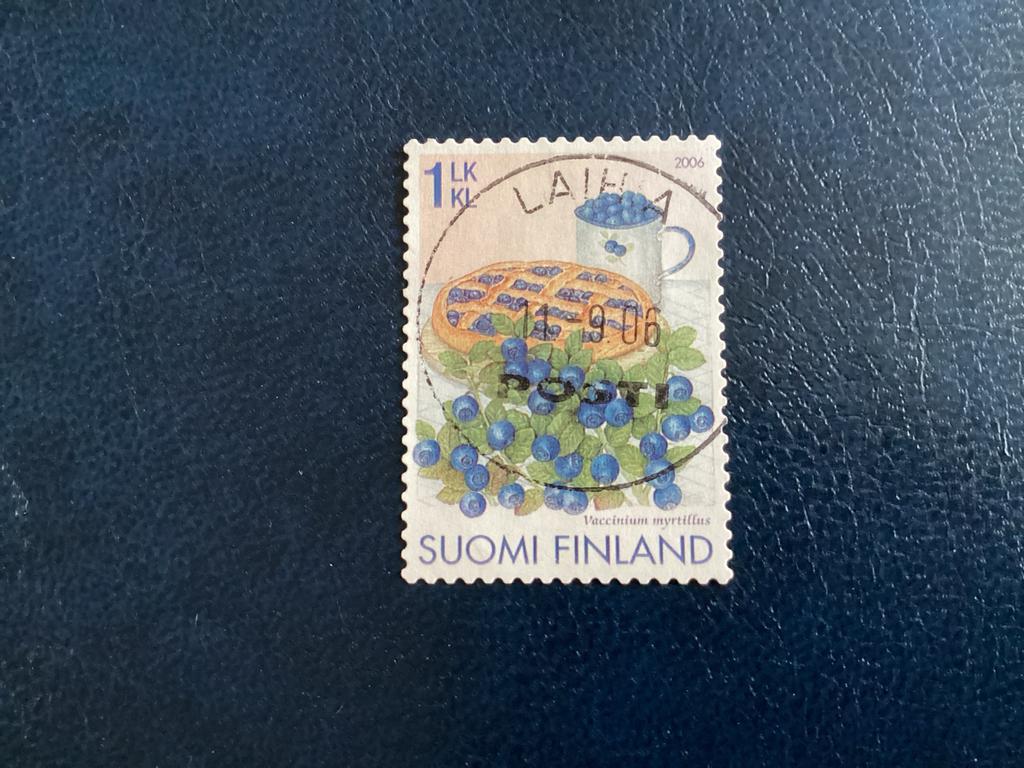 Finse postzegel bosbessen 2006 -Mi.1814, Ophalen of Verzenden, Finland, Gestempeld