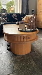 Blank eiken salontafel, Huis en Inrichting, Tafels | Salontafels, Ophalen, Gebruikt, 100 tot 150 cm, 50 tot 100 cm