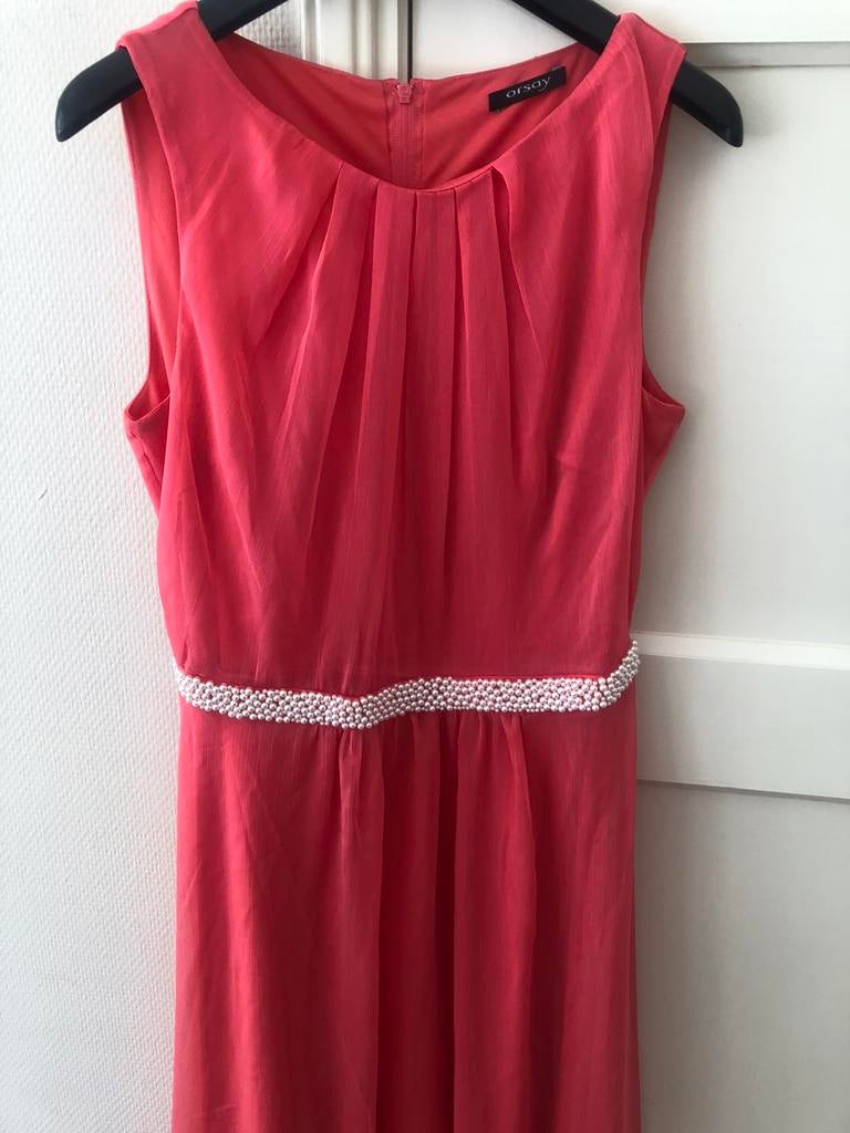 Te koop: galajurk, Orsey, koraalrood, maat 36/3, Blauw, Ophalen of Verzenden, Zo goed als nieuw, Maat 36 (S)