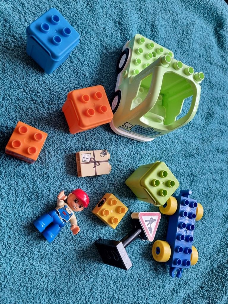 Duplo auto met afval bakken, Ophalen of Verzenden