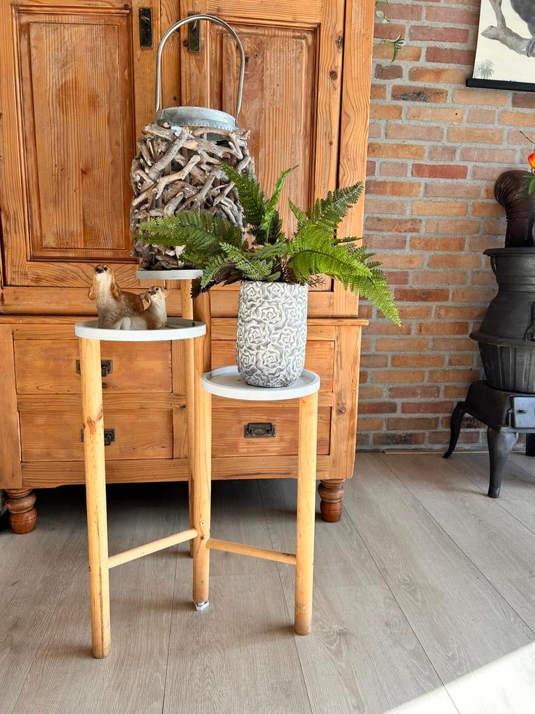 Etagere, Ophalen, Zo goed als nieuw, Rond, Hout