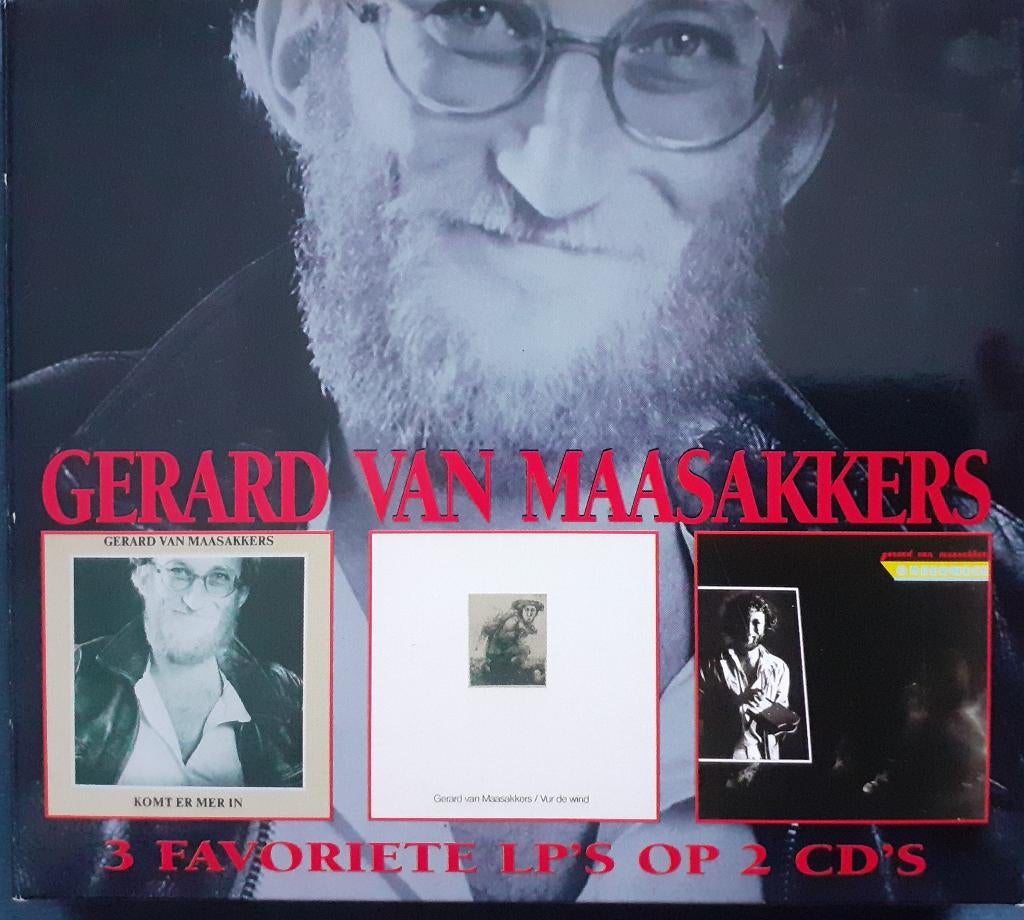 CD Gerard van Maasakkers - 3 Favoriete LP's op 2 CD's, Cd's en Dvd's, Ophalen of Verzenden, Gebruikt, Streekmuziek