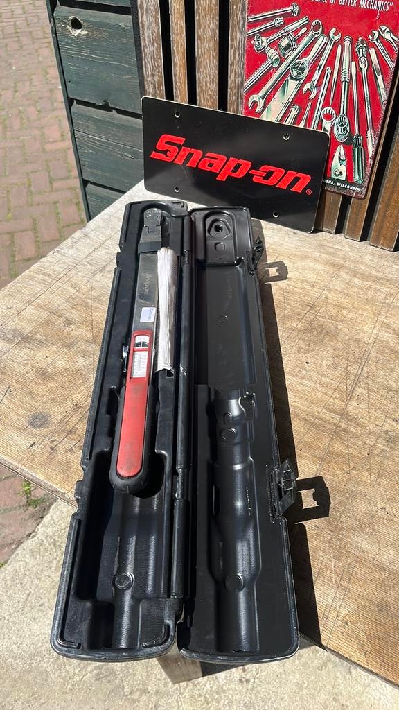 Snap On TQFR100C momentsleutel 3/8”, Ophalen of Verzenden, Gebruikt