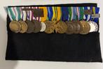 Nederlandse militaire medailles groot opmaak ( 12 + 1 los), Ophalen of Verzenden, Marine, Nederland, Lintje, Medaille of Wings