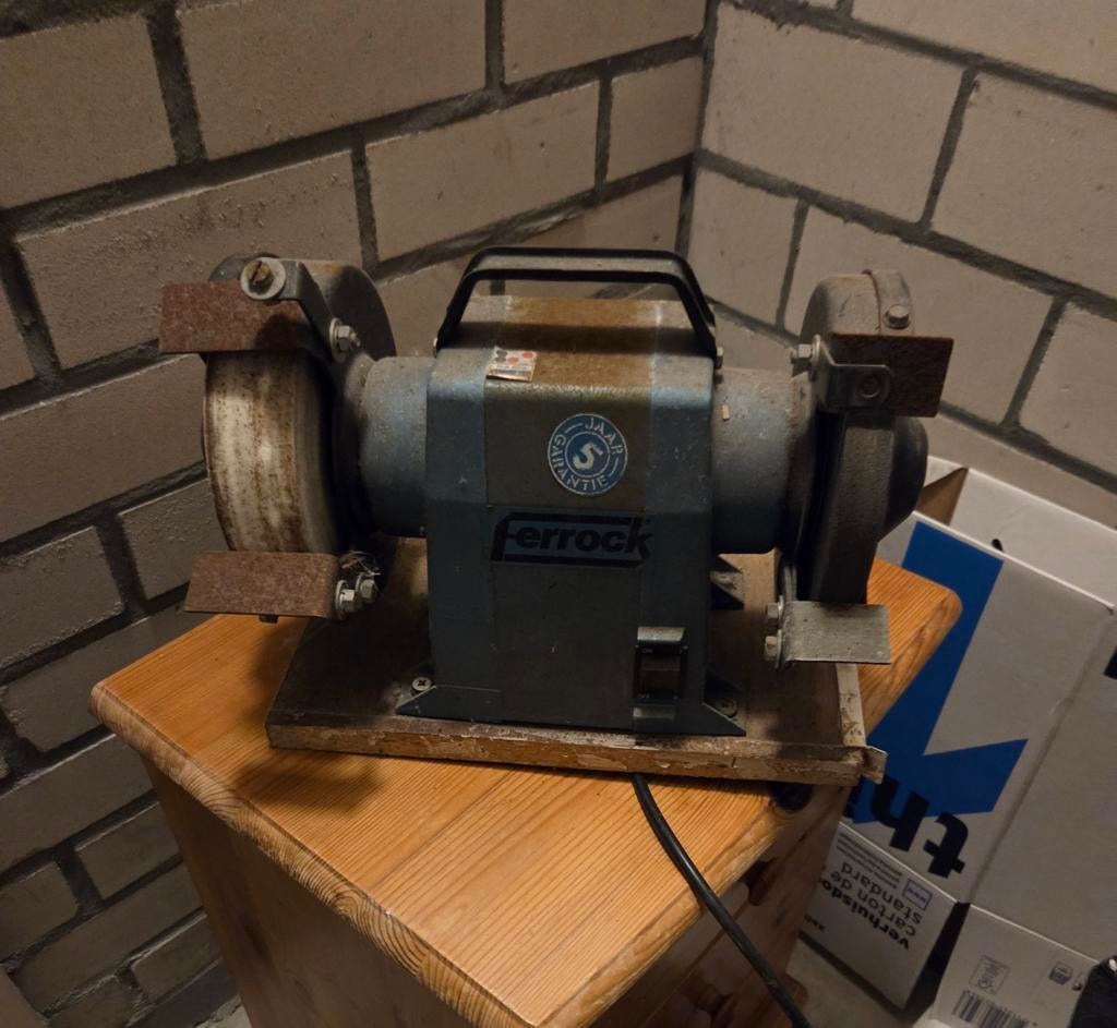 Ferrock Boorslijper - Gebruikt maar functioneel, Ophalen, Gebruikt, Minder dan 700 watt, Werkbankslijpmachine