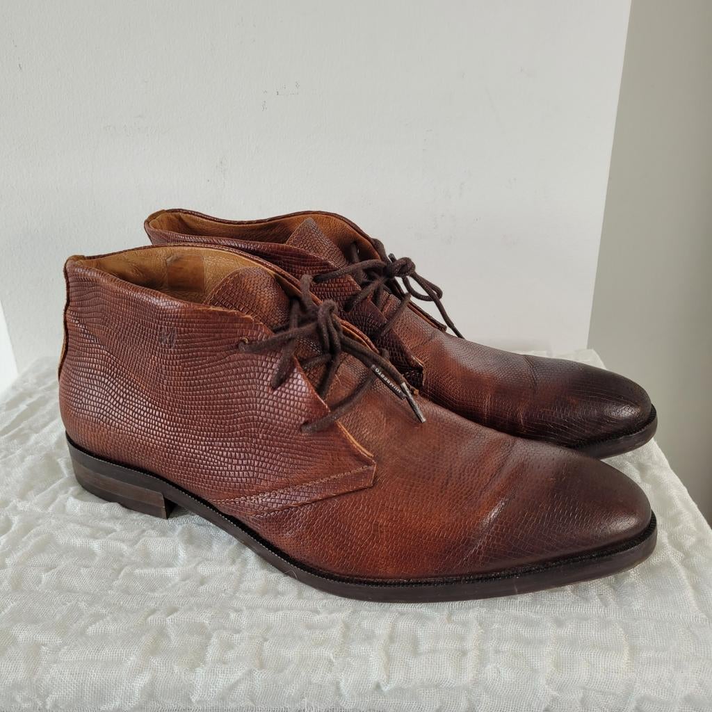 Humberto veterschoenen heren maat 41 bruin, Bruin, Ophalen of Verzenden, Zo goed als nieuw, Humberto