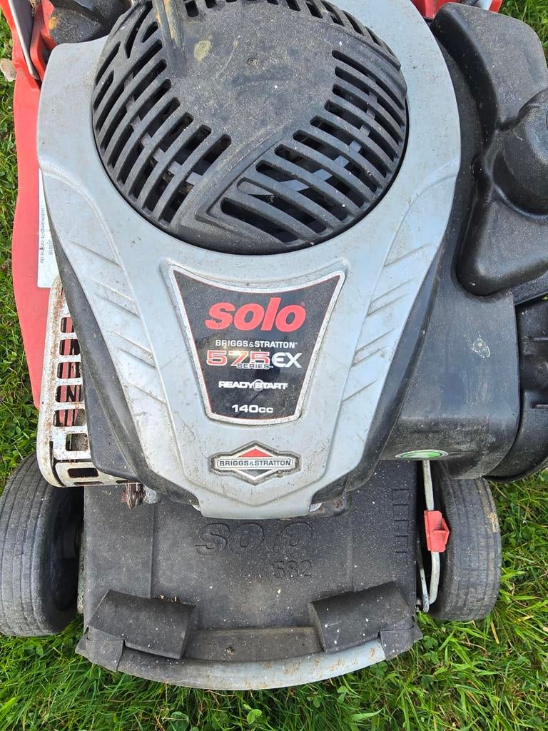 Solo grasmaaier met vangbak - Loopt goed!, Ophalen, Gebruikt, Solo, Opvangzak