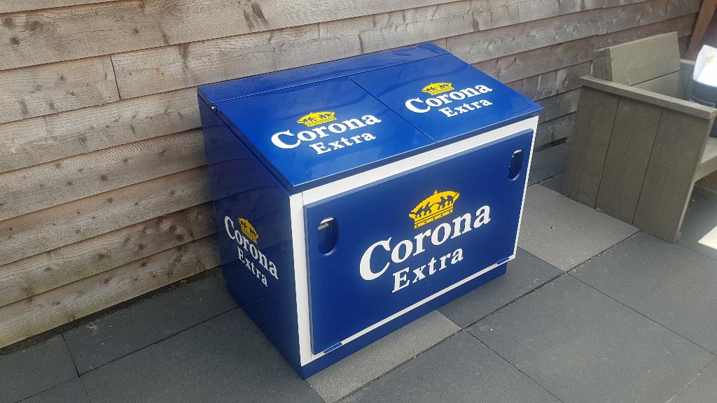 Metalen Corona Koelbox, Ophalen of Verzenden, Gebruikt, Koelbox, Koelelement