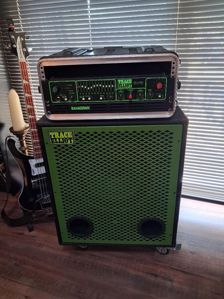 Trace Elliot RAH400SMX + 15 inch Trace Elliot speakerkast, Muziek en Instrumenten, Versterkers | Bas en Gitaar, Ophalen, Gebruikt